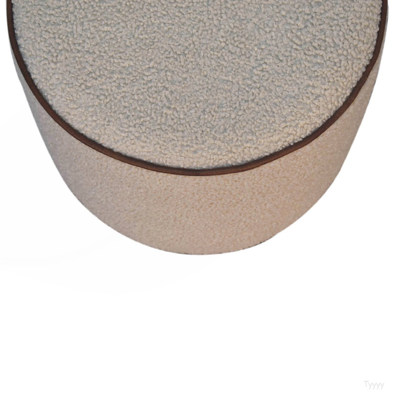 Grand repose-pieds Serenity, rembourré, beige