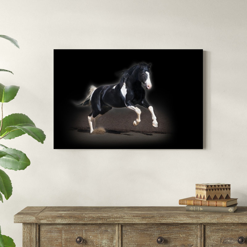 Portrait de cheval, H 24 po x l 36 po x P 1,25 po