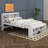 Full Bed With Bookcase Headboard, Drawers And Bed End Storage Case-104370997