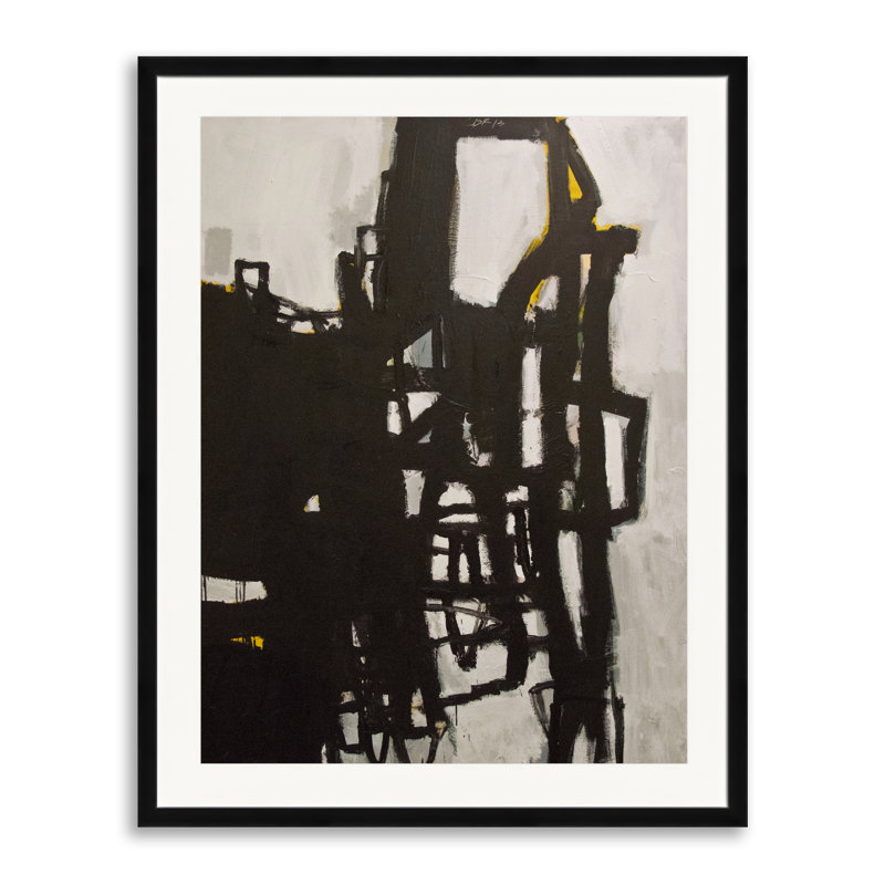 Interior Print by Carlos Davila Rinaldi, Black Framed Paper, 30" H x 24" W