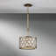 Chavira 1 - Light Gold Crystal Pendant