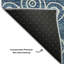 Tapis bleu Prisco lavable à la machine de qualité supérieure-1885957688