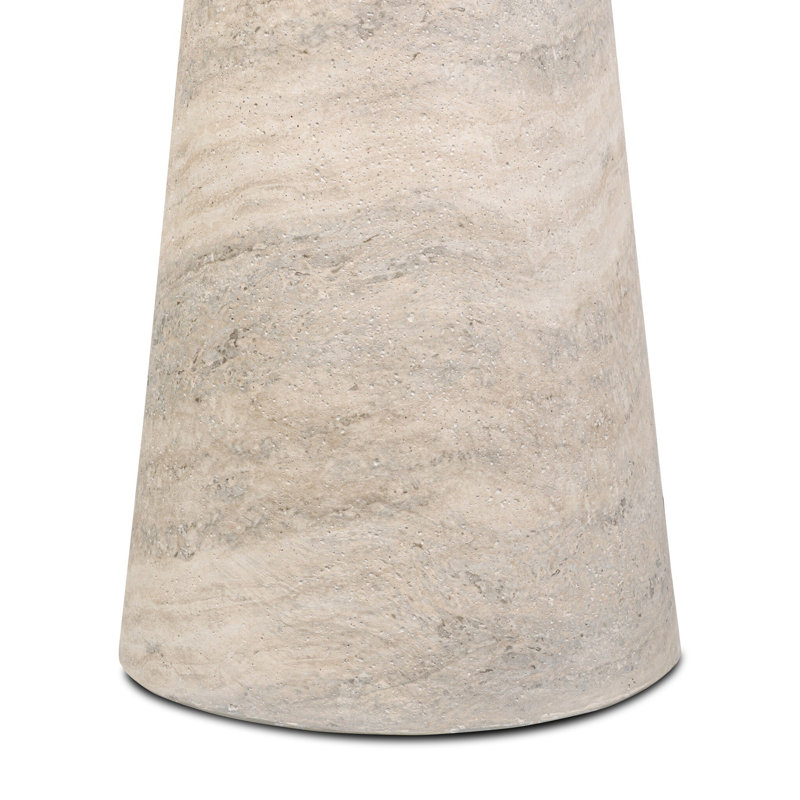 Marsh Outdoor Bar Table-Textured Sandy Grey-Bar, 36" H x 34" W x 34" D