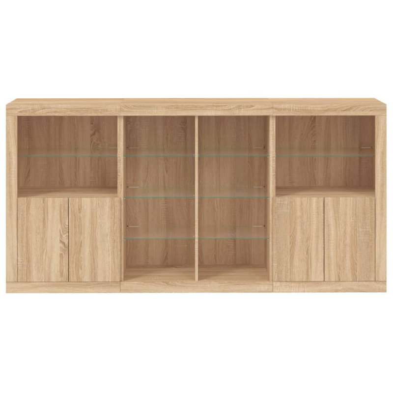 Badhir 202cm Sideboard, Sonoma Oak