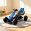 Poussette réglable pour enfants avec espace de jeu réglable bleu et noir 39,4 x 22,8 x 23 po