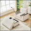 Chaise longue surdimensionnée avec repose-pieds et rangement, revêtement en velours côtelé confortable, porte-gobelet, support pour téléphone et port USB pour le salon et la chambre à coucher-1275222993