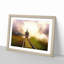 Steam Train upon the Tracks - Picture Frame Painting Print on MDF-55730806-55730807