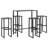 Alexxandra 4 - Person Metal Patio Dining Set with Rectangular Table