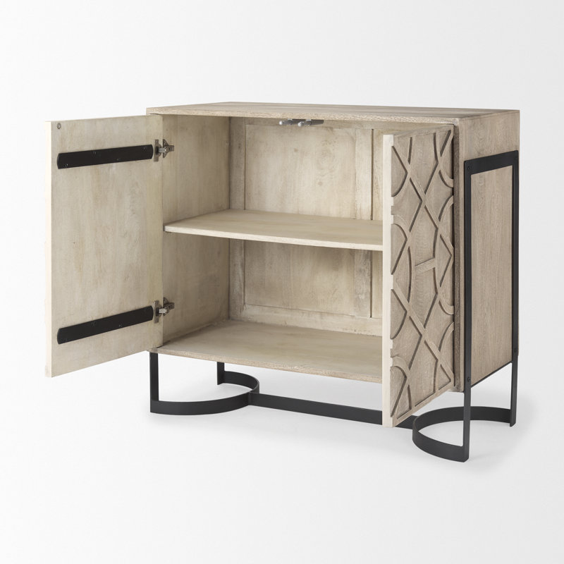 Horley Solid Wood Accent Cabinet