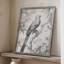 Reproduction encadrée V Vintage Animal Print - bois massif-839393079