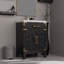 Meuble-lavabo simple en chêne noir 24 po x 18 po - comptoir en acrylique et miroir Nombreuses options divulguées-1460007592