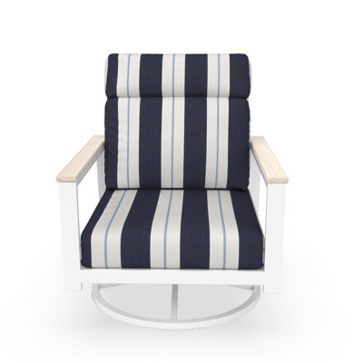 Townsend Metal Outdoor Rocking Chair With Sunbrella Cushion