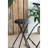 57.5X23.6X39.8" Stowable Side Table And Two Seats