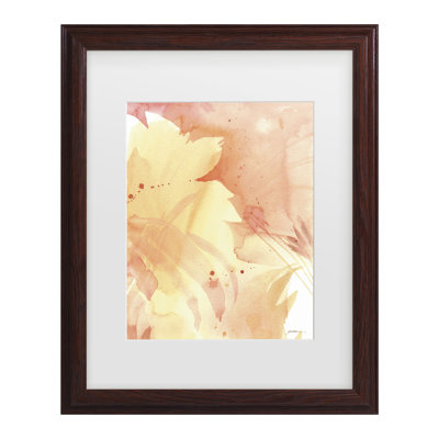 «Sheila Golden Autumn Tones Matted», art encadré