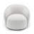 Light Gray Curved Swivel Barrel Chairs