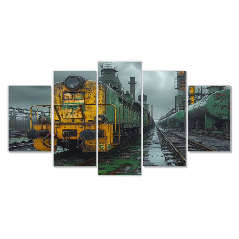 Kyzaiah - Factories Canvas Art Set