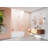 Illume 53 in. x 58.25 in. Fully Frameless Hinge Bathtub Door-115098591
