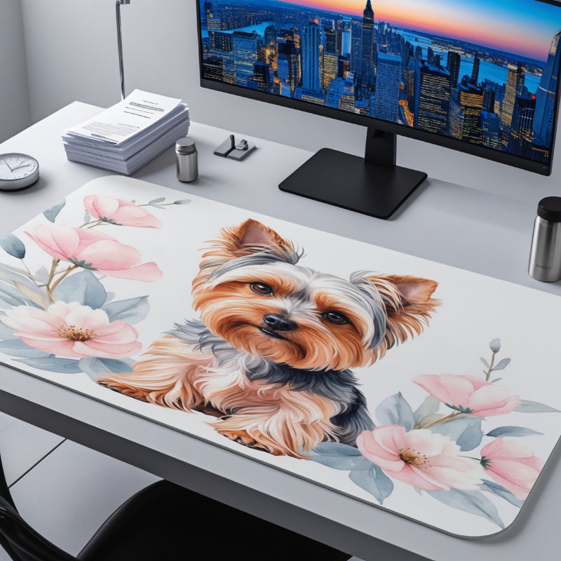 Polyester Desk Pad, 31.5x15.5