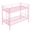 Lit superposé simple au-dessus de métal Pink-1698464107
