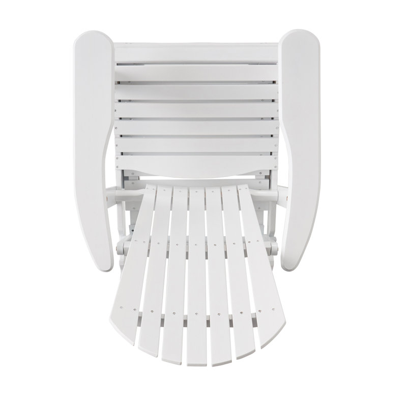 Pepe Solid Wood Adirondack Chair, White