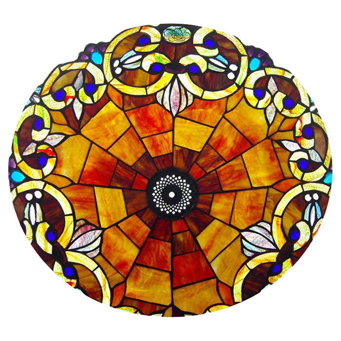 Lampe de table 26 po Elston, Orange