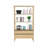 Masie 71"H x 35.4"W 2-Drawer Oak Bookcase,