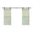 Calhome 84 in. H Barn Door with Barn Door Hardware-53905930-53905934