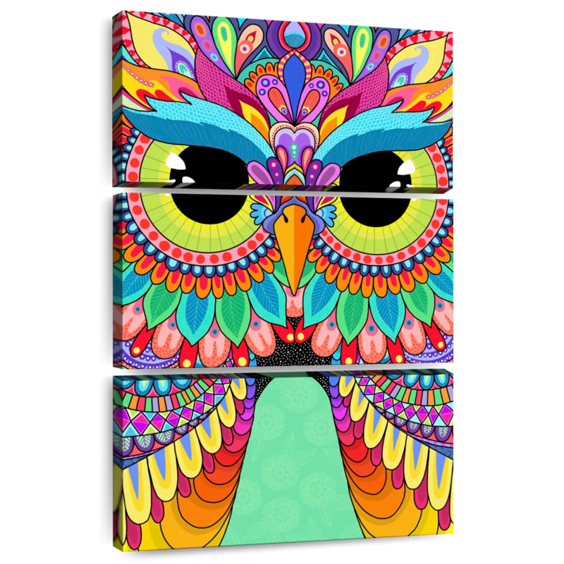Brampt Rainbow Hoot, 38" H x 24" W