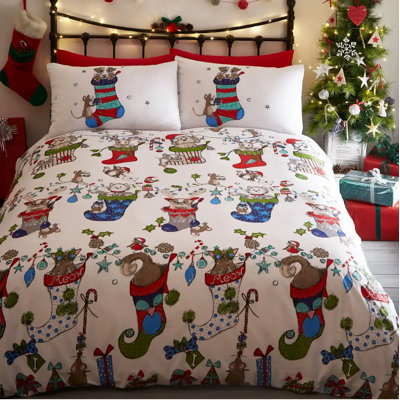 Polyester No Pattern Duvet Cover Set with Pillowcases