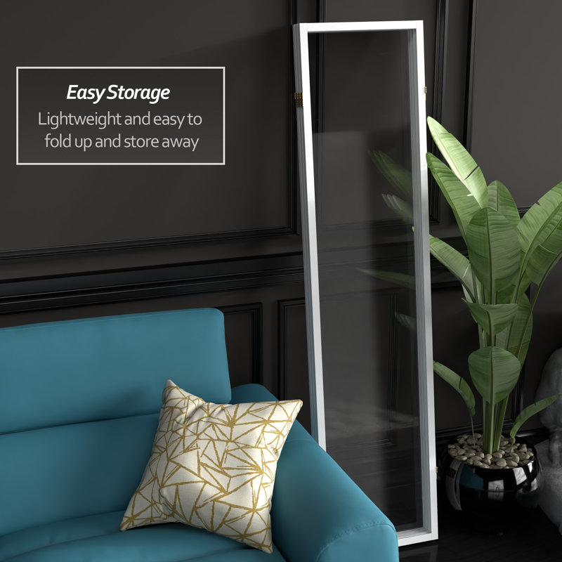 6 Ft. Tall Clear Screen Black 4 Panel, 4, White, 6 ft