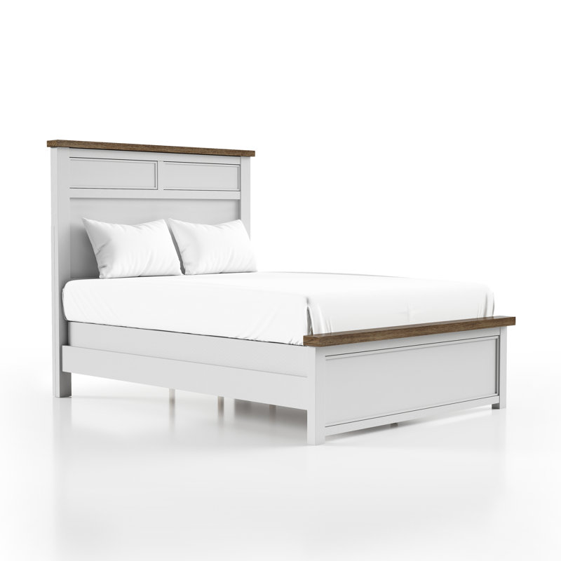 Ensemble de chambre à coucher 3 pièces Lonegan, Double, Blanc