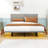 Jareli Queen Upholstered Floating Platform Bed with Light and Headboard-2145535349