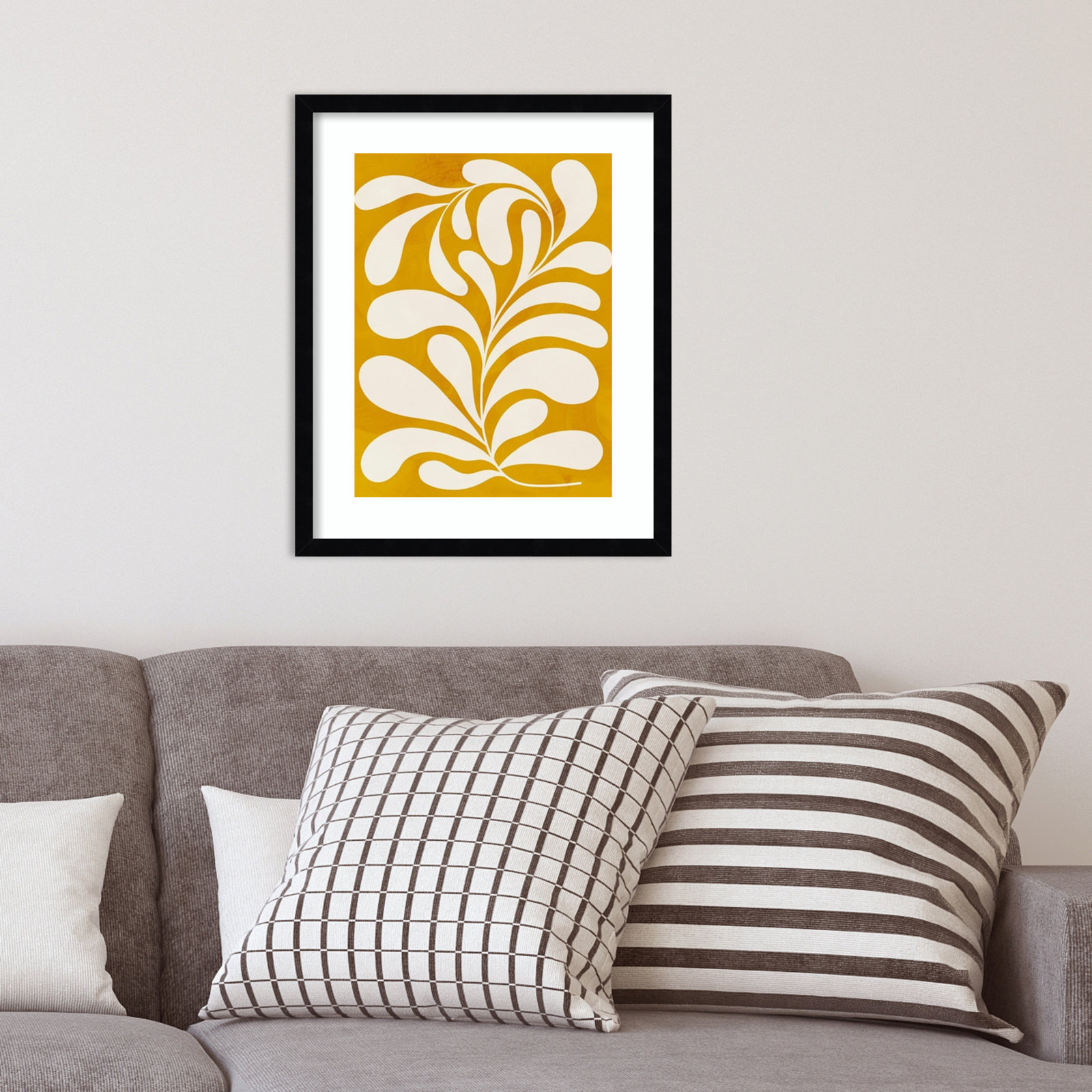 Goldenrod I by Grace Popp, Black, 21" H x 17" W x 1" D
