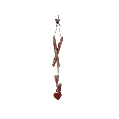 16'' Wood Hanging Figurine Ornament