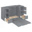 Murphy Bed With Drawers, Cabinets And USB Ports-114201216-114201215