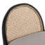 Emington Modern Stools with Rattan Backrests and Wood Frame-574172685-574172687