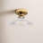 Saffron Glass Flush Mount-719805661