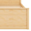 Lit plateforme en bois robuste avec lit gigogne et tablettes de rangement durables-128932138-128932136