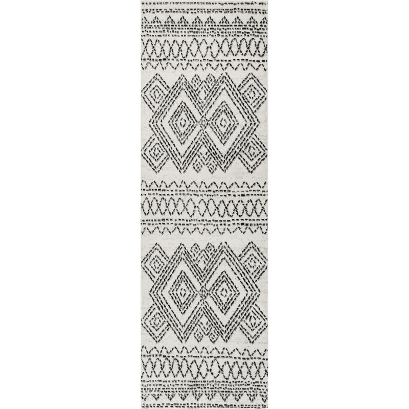 Vienna Moroccan Area Rug for Living Room Bedroom Dining Room Kitchen, Runner 2'8" x 8'