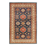 Hand Woven Cotton and Wool Oriental Area Rug