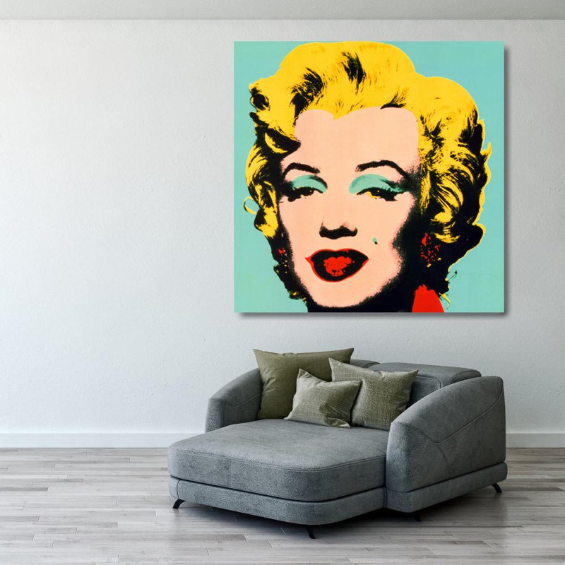 Marilyn Monroe (Marilyn), 1967, Bleu, H 28 po x l 28 po