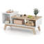  Table basse 43 po avec centre de table et compartiments de rangement