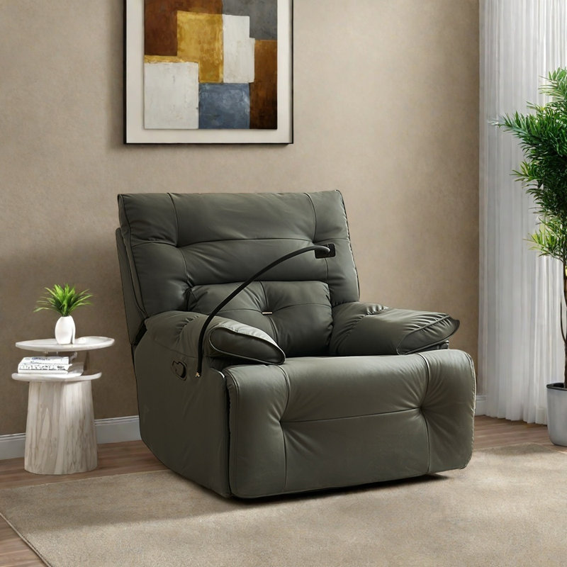 Fauteuil inclinable réglable pour un confort décontracté, Gris