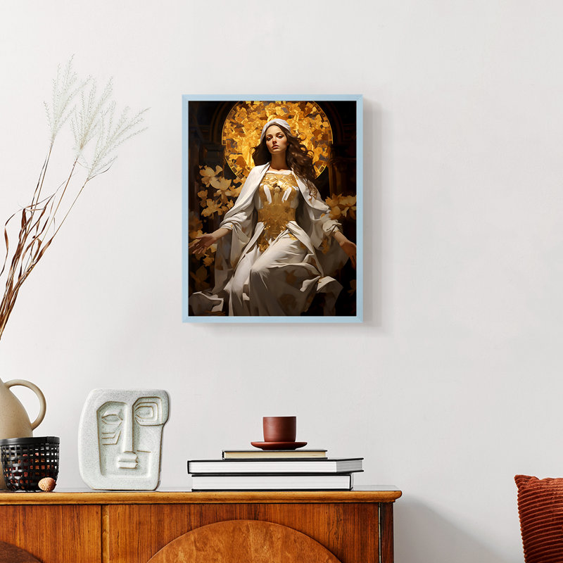 WOMEN Series DL XXXV - reproduction encadrée de qualité supérieure - prête à être accrochée - aucun clou requis