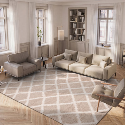 Tapis beige / ivoire Skyleen