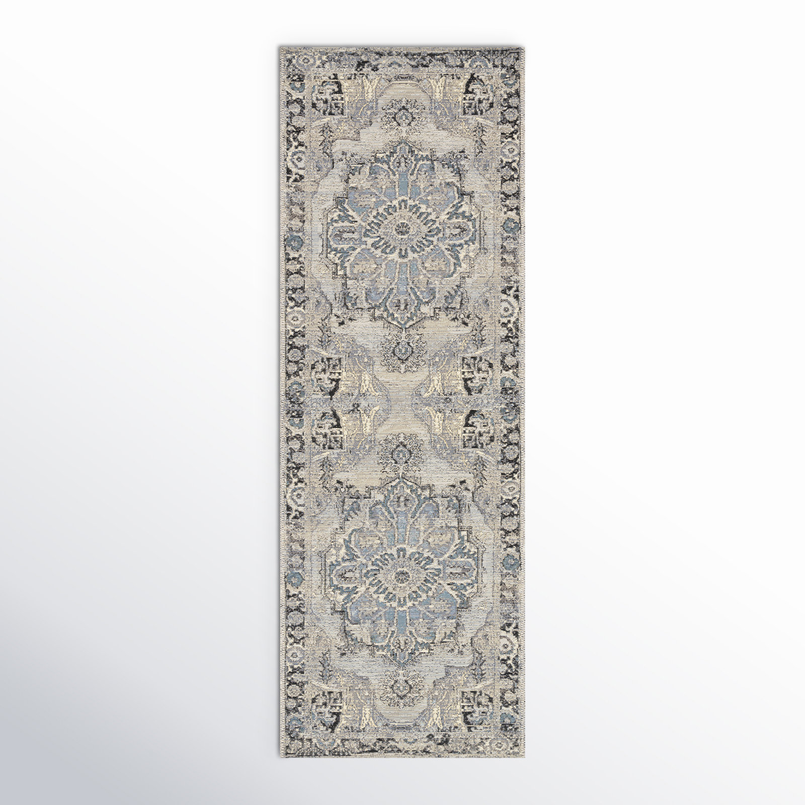 Cusack Oriental Outdoor Rug, Runner 2'5" x 7'8"