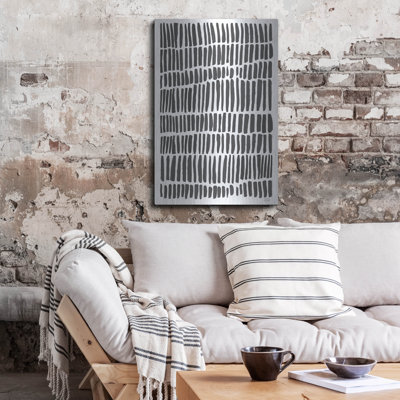 Strokes Of Luck' by Melissa Averinos Metal Wall Art