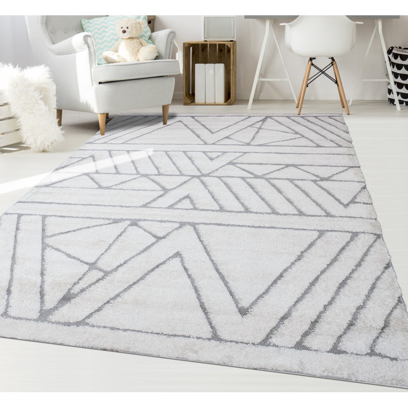 Monaco Geometric Indoor Rug, Rectangle 5'4" x 8'