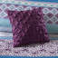 Édredon double / grand avec motif artistique global - microfibre douce, 2 taies décoratives, coussins décoratifs, attrait de couverture mauve, option de couleur