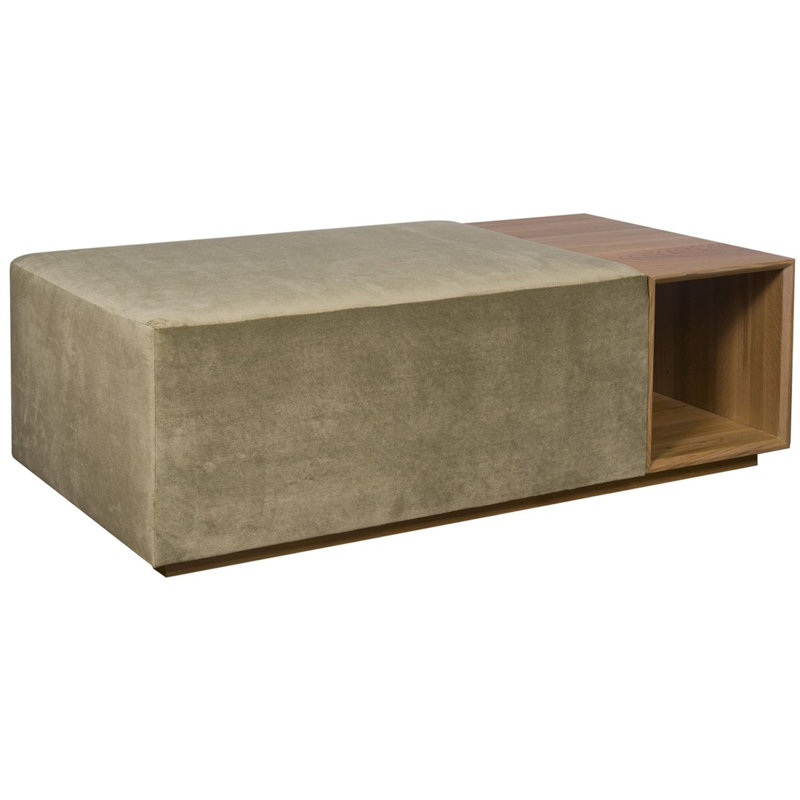 Embrace Ottoman, Instant Parchment, Wrenn